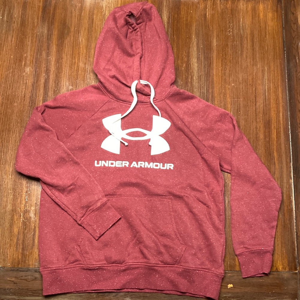 Maroon Under Armour Women’s Fleece Logo Hoodie